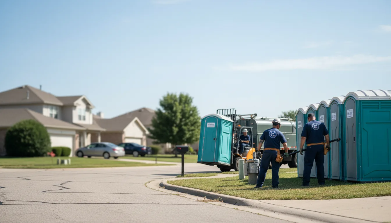 Porta Potty Rental in Sandwich, IL near me